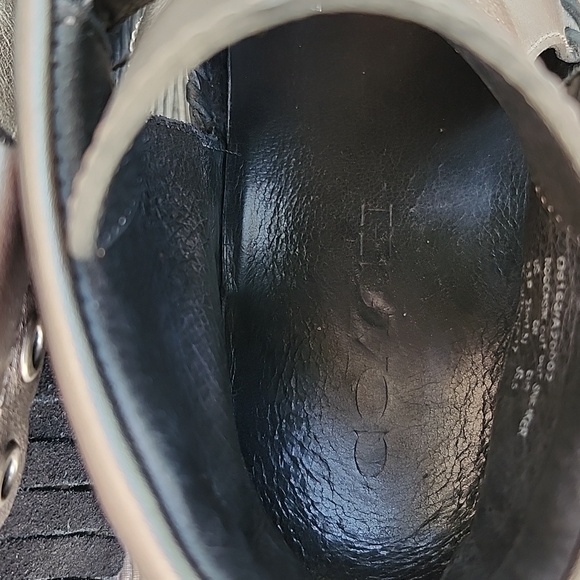 EUC COACH LEATHER ROCCASIN CUT OUT SNEAKERS - Picture 12 of 13